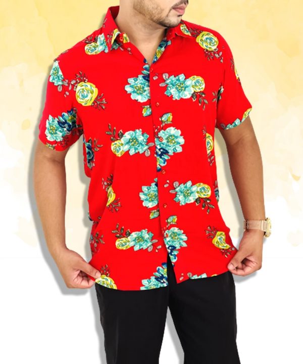Men's Classic Floral Designed Shirt (Monty Vlogs Special Shirt)
