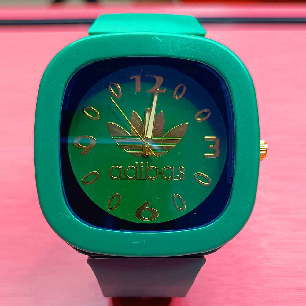 Stylish Wrist Watch Adidas Classic Green 窶� Monty Vlogs Special Edition 窶�  Monty Stylish Fashion