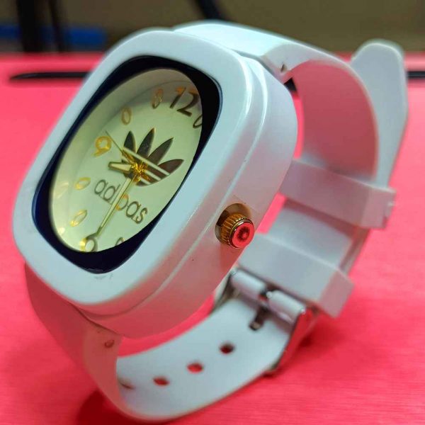 Stylish Wrist Watch in Ivory White - Monty Vlogs Special Edition